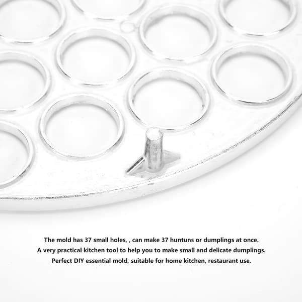 Hushåll DIY Aluminiumlegering Dumpling Maker Köksredskap Silver