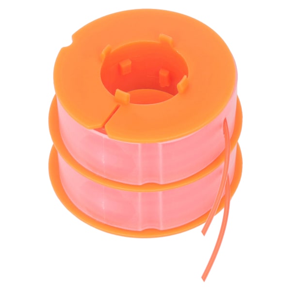 2 stk. Grasklipperspoletråd Nylon Trimmer Tilbehør Utskifting Passer for BOSCH ART 30 ART 30FA Oransje