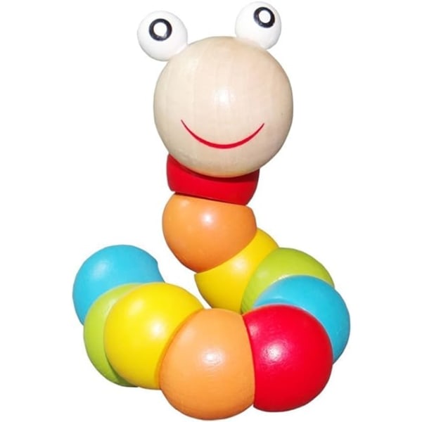 3kpl puinen lelu lapsille Toddler helmipalikat, väri W