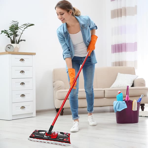 [02]3-pakning mopprefiller for Vileda mikrofibermoppsett, for Vileda Ultramax mopp 2-i-1 absorberende refill