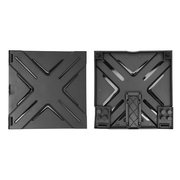 Dammskydd för spelkonsol, ABS Dammskydd med VR-utdragbart förvaringsfäste för Xbox Series X Svart