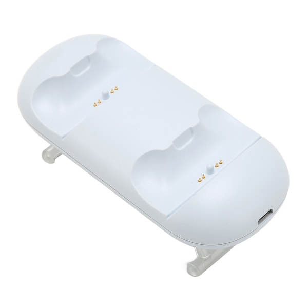 Dobbelt Controller Opladningsstation Hurtig Bærbar Gamepad Oplader Dock med Foldbar Stativfod til PS5