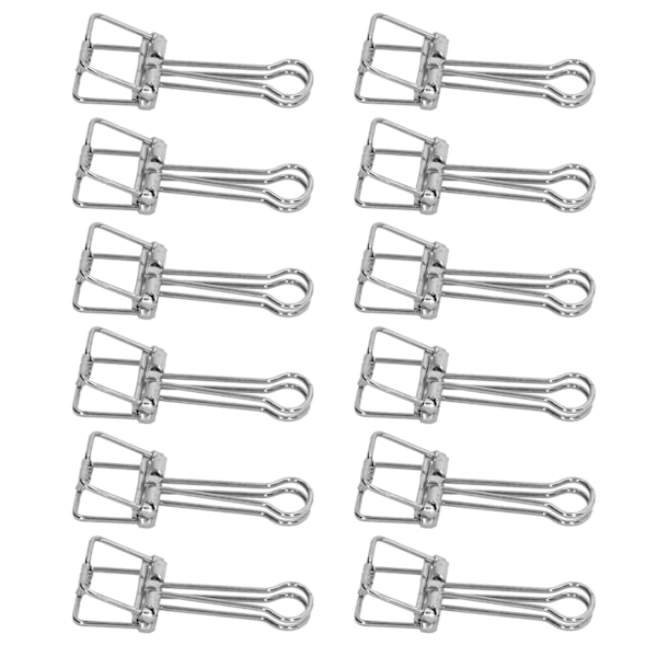 80-pak Multifarvede Metal Binderclips (19mm) - Stærk Klemmeevne til Hjem, Kontor og Skolebrug