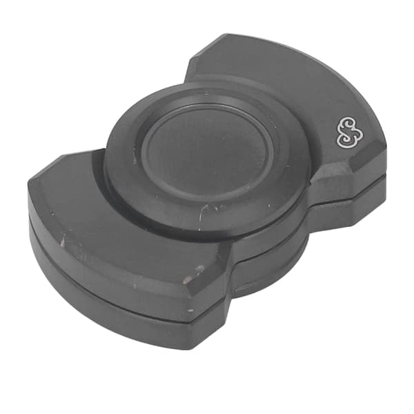 Fidget Slider Leketøy Bærbart Lett Ergonomisk Multifunksjonelt Robust Stressavlastende Slider for Voksne ADHD ADD Svart