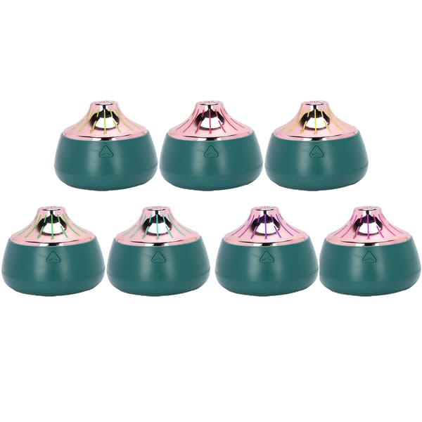200 ml USB Luftfugter Aromaterapi Diffuser Mini Bordforstøver med Lys Grøn Rosaguld