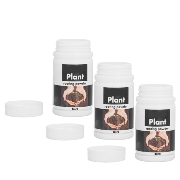 3 stk 3,5 oz Rotpulver Aminosyre Plante Frukt Rotpulver Rot Hormonpulver for Hjemmehage