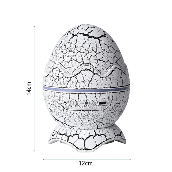 Dinosaur Egg LED-projektorlys Bluetooth-kompatibelt stjerne-omgivelseslys til jul Killer Blue
