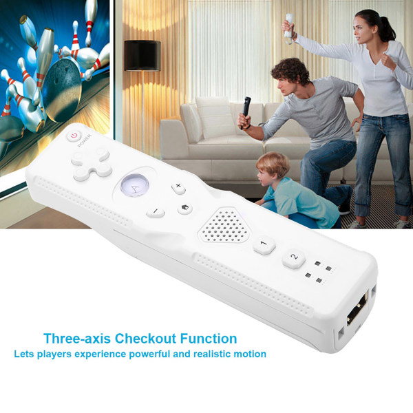 Analog Rocker Motion Game Console Intenser Game Experience Remote til Wii - Hvid