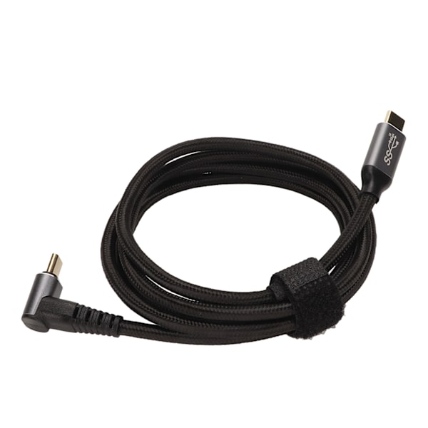 90 Graders USB-C-kabel 4K 60Hz Stöder PD100W Typ C 3.1 Gen2 Full Function USB-C Snabbladdningskabel för Steam Deck 150cm/59.1in