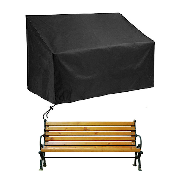 Utomhusbänk dammskydd möbelöverdrag (4 platser 190x66x89cm)