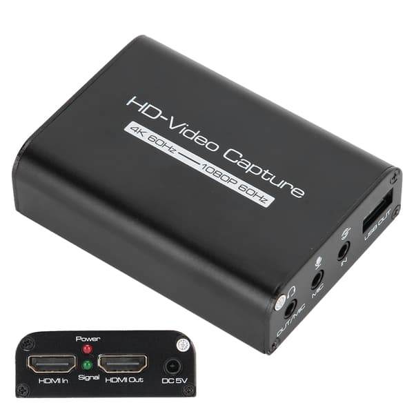HDMI 4K Capture Card USB 3.0 Live Streaming Loop Out Videoopptaker