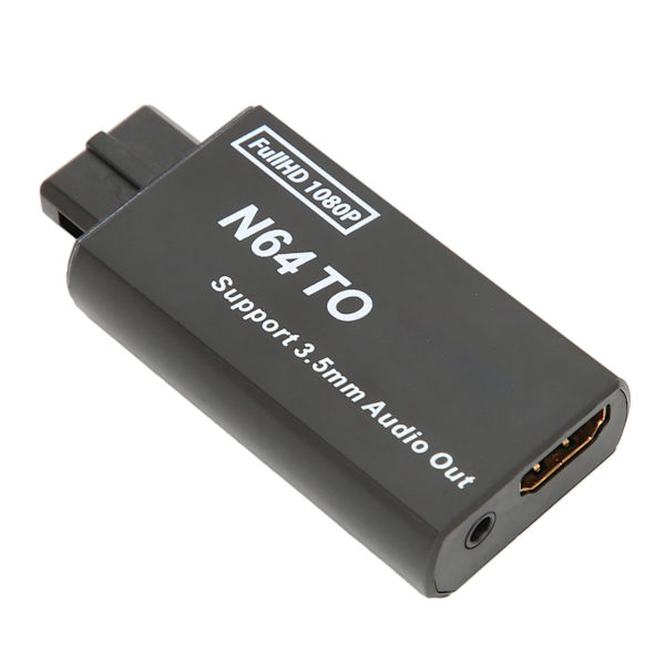 N64 til HD Multimedia Interface Konverter 1080p Support PAL NTSC Videospil Adapter med 3,5 mm Interface