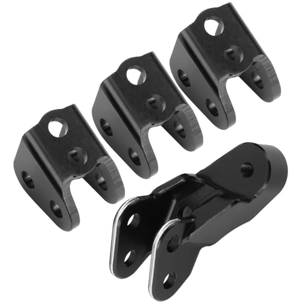 Aluminiumslegering Link Mount Sæt til Redcat Scout II Gen8 RC Bil Sort