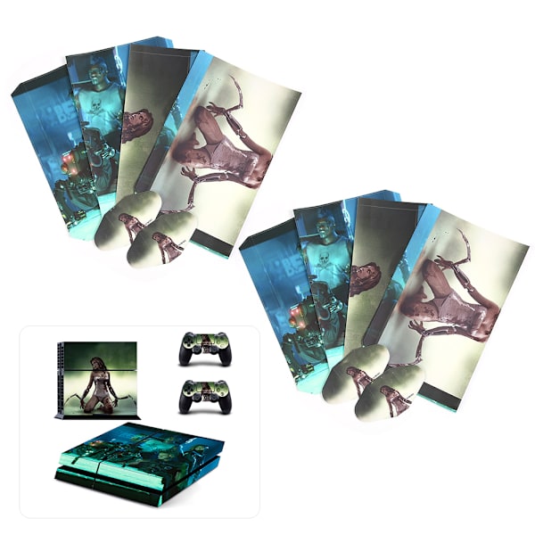 2 stk GYTM1883 2077 Innovative Hudbeskyttende Klistremerker Passer til SONY PS4 Konsollkontroller