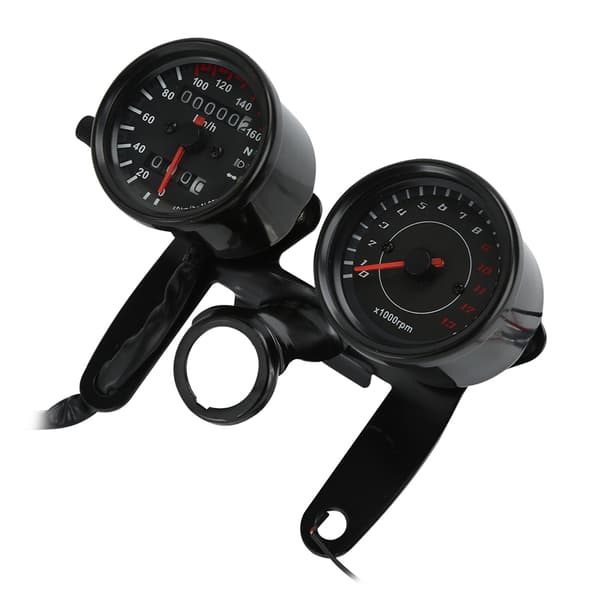 Universal Motorcykel Odometer Speedometer Retro Modificeret Instrument Tilbehør