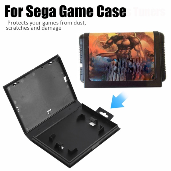 5 STK For Sega Genesis Game Cartridge Tom Shell Box Case erstatning tilbehør