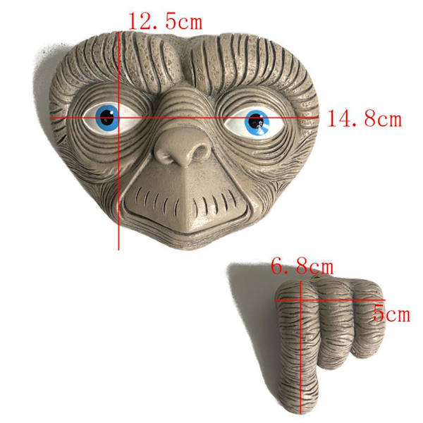 1 stk. ET alien harpiks vedhæng havepynt