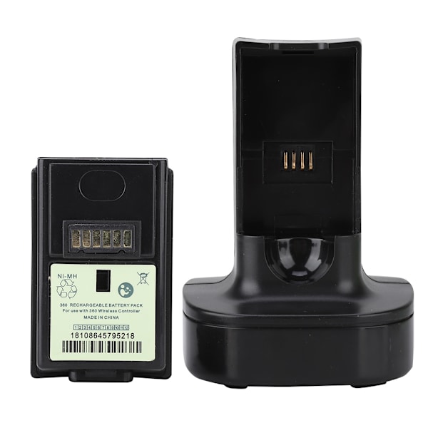 Genopladelige Batterier med Opladningskabel til Xbox 360 Slim 4800mAh 3.7V (EU Stik 100-240V)
