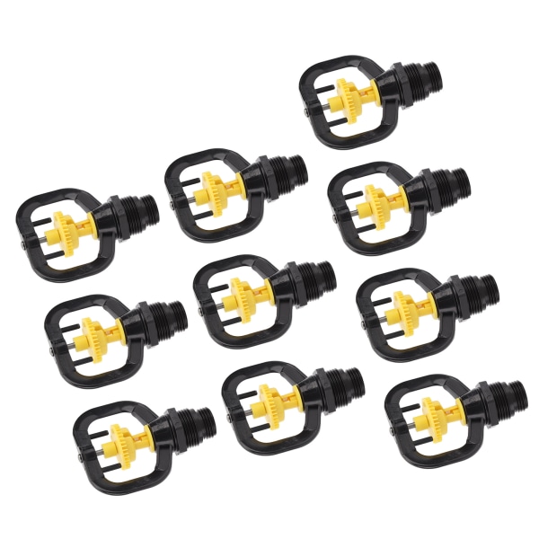 10 stk. Refraksjonsmikrodyse Butterfly Roterende Sprinkler Hagevanning Roterende Dusjdyse G1/2 G3/4 Hanngjenger