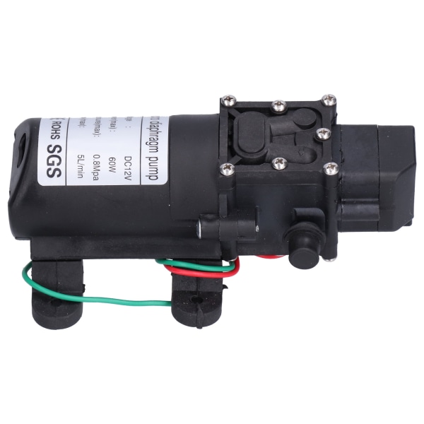 12V Vedenpainekalvo Pumppu 60W Itse Imuva Tehostin Suihkupumppu Puutarhan Kasteluun Uima-altaisiin