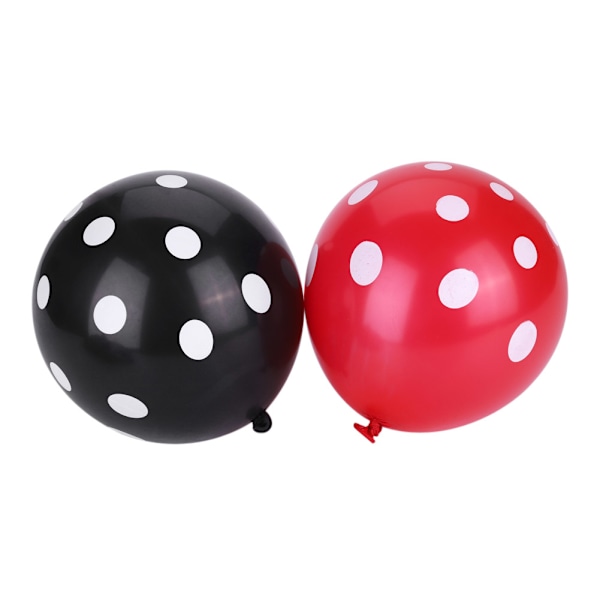 32-osainen Polka Dot -lateksipallosetti syntymäpäiville, kihlajaisille ja häille (Malli #1)
