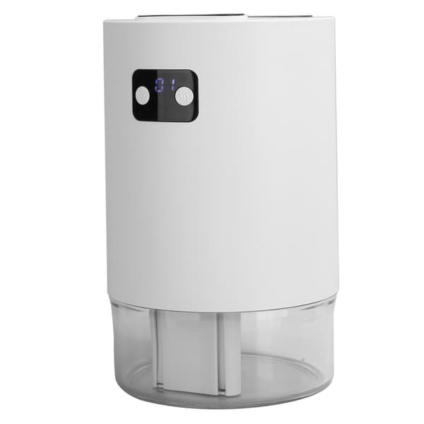 Bærbar Desktop Luftkøler Ventilator Luftfugter med Digital Skærm og Timerfunktion