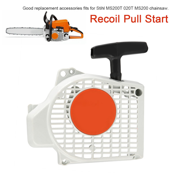 Tilbaketrekkingssnor Startstarter Passer for Stihl MS200T 020T MS200 Motorsag