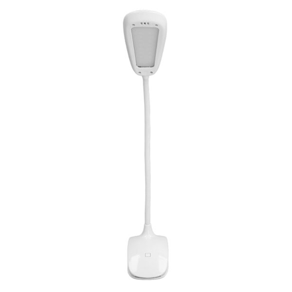 USB-laddningsbar LED-klämlampa med 3 ljusstyrkenivåer - Vikbar & flexibel svanhalsdesign för sovsalar och läsning