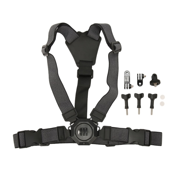 Bröstband för sportkamera Universal ABS och nylon elastisk justerbar actionkamera bröstrem för sportkamera