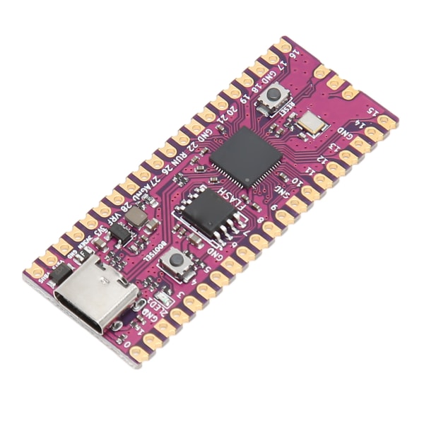 RPi RP2040 Pico Board Dual Core ARM Cortex M0+ -prosessorille, vähän power kuluttava joustava mikroohjainkortti