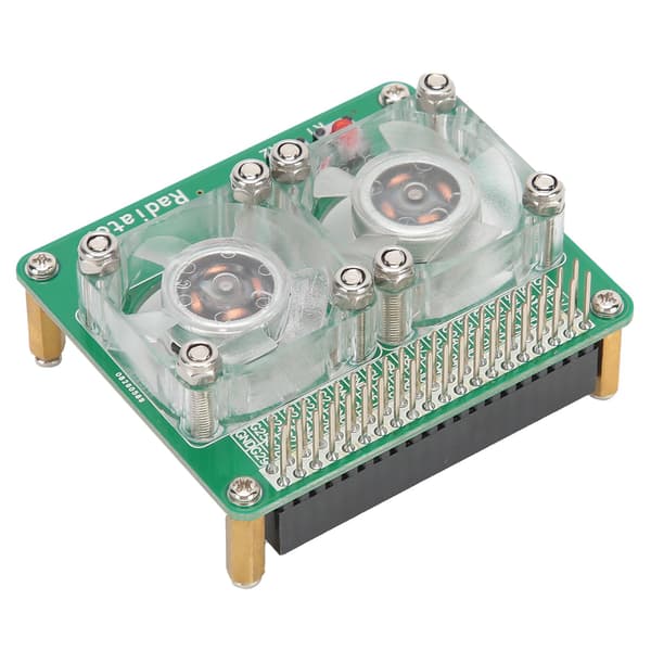 Raspberry Pi Dobbelt Køleblæser Modul Udvidelseskort Computertilbehør