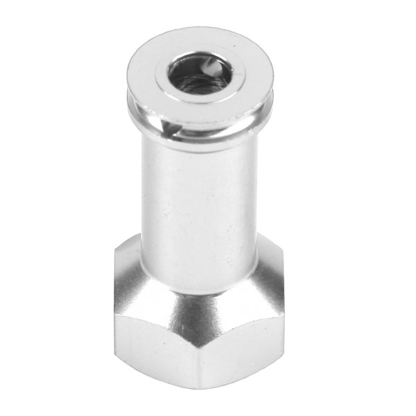 Forlengelseskobling 24 mm lengre kombinasjonsadapter for Traxxas Slash 1/16 RC-bil (sølv)