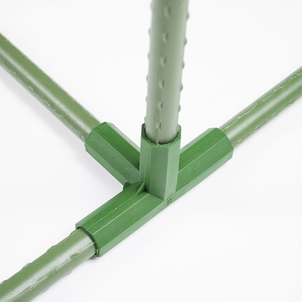 (12 st 11mm A1/Rak tee) Trädgårdsverktygstillbehör anslutningsrör lämpligt för stänger med en diameter på 11mm Material: PP-plast