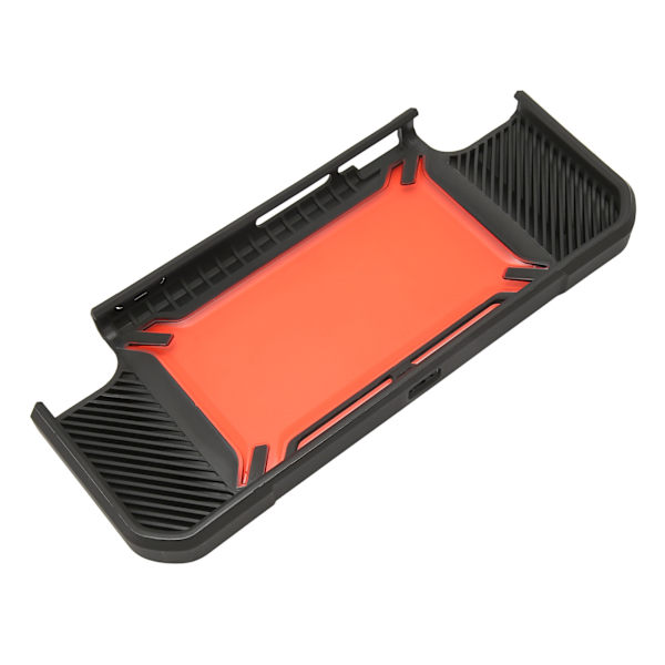 Beskyttende deksel for spillkonsoll TPU, fallbeskyttelse, beskyttende etui, varmespredning, bakdeksel for Switch, svart rød
