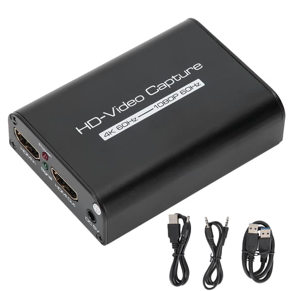 HDMI 4K Capture Card USB 3.0 Live Streaming Loop Out Videooptager