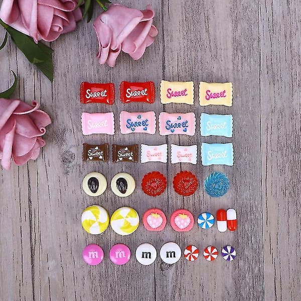 100 stk. Resin Charms