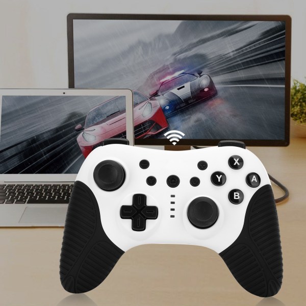 Trådløs Bluetooth Spilcontroller Gamepad Joystick Spilhåndtag til Switch/PS3/PC/Android