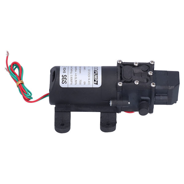 3308 Membranpumpe Selvsugende Sprøytepumpe for Hagevanning Bilvask 12V 70W