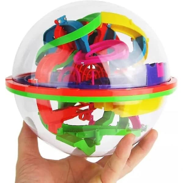 3D Labyrinth Ball Puzzle - Labyrinth Ball Puzzle, 100 Obstacles, Spatial Training, Magic Intellect