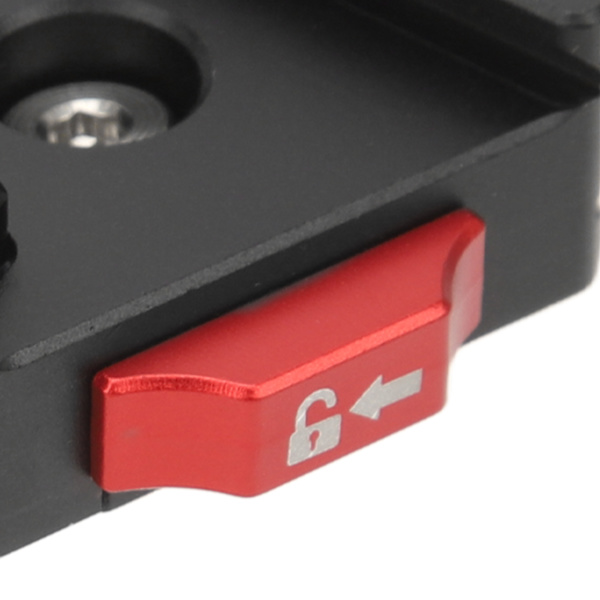 V Lock Quick Release Plate Multifunktionel Stabil Mini V Lock Monteringssæt til DSLR Stativ