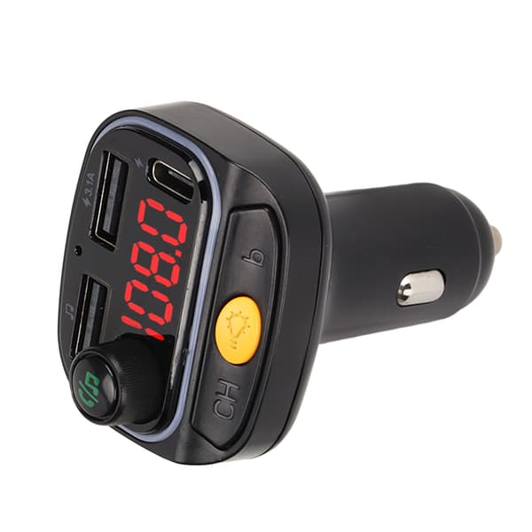 C15 Bluetooth FM-sender MP3-spiller Håndfri samtale Dobbel USB-lader LED Bilradio Mottaker