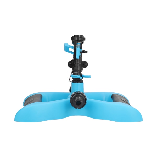 Plastsprinkler med vippemunnstykke 360° roterende automatisk vanningssprinkler for hageplen Blå
