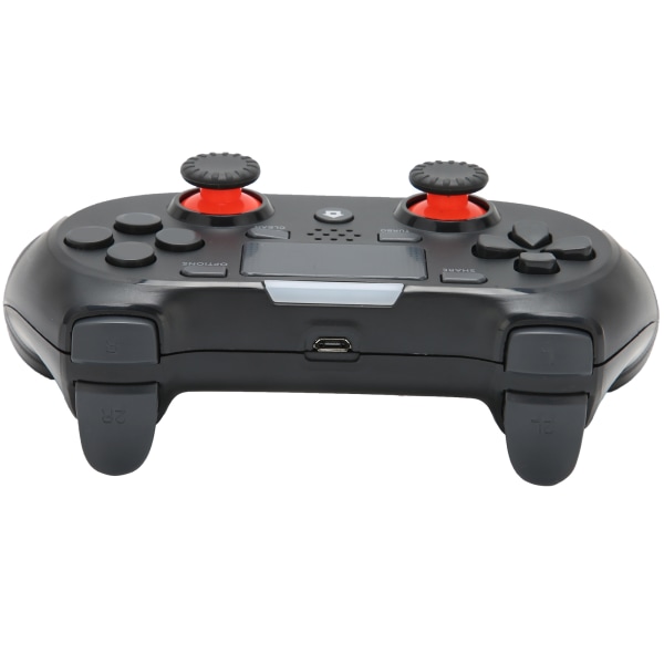 Bluetooth Wireless Gamepad ABS Controller Joystick PC Oppladbar for PS4 ConsoleBlack-W