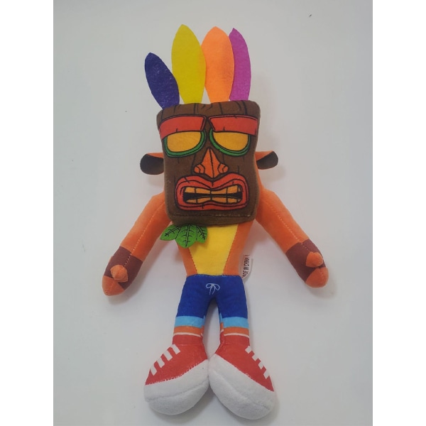 Crash Bandicoot Crazy Trilogy Serie Plyslegetøj Dukke - Maske Edition
