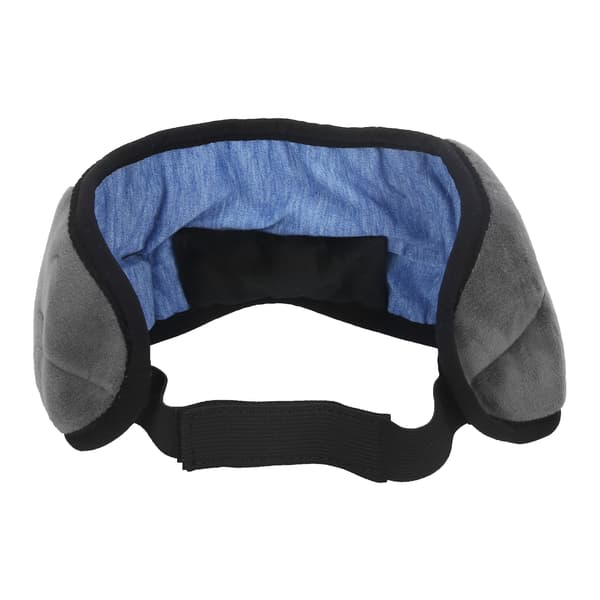 Trådlös Smart Bluetooth Ögonmask för Avslappning Sömn Elastisk Andningsbar Ögonskugga Grå