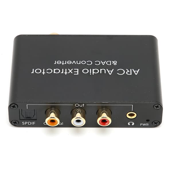 HDMI ARC Audio Extractor Digital til Analog DAC Konverter til HDTV DVD Blu Ray