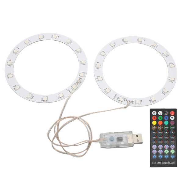 RGB LED-ljusremsa-kit för PS5-konsol Synkroniserad musikspel-ljud 8 färger 400 ljuseffekter 3 styrsätt