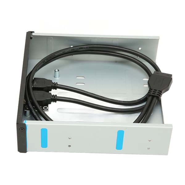 USB 3.0 Hub 5.25in Frontpanel med 2 porte 19pin 5Gbps til PC Computer Case