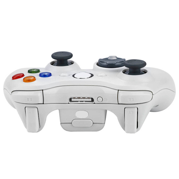 Pelikonsoli Xbox 360:n ohjain, langaton ohjain Bluetooth-yhteydellä (valkoinen)