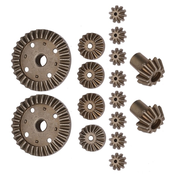 16 stk / Sett Metallgir Oppgraderingsdeler for Wltoys 12428 12423 RC Tilbehør
